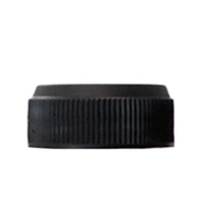 22 x 10.5mm Black Plastic Cap