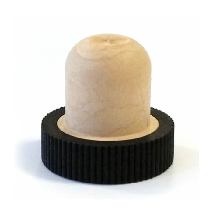 23mm Black Plastic Synthetic Stopper