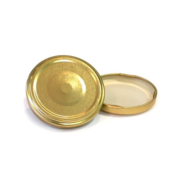 Gold Jar Lid with Popper