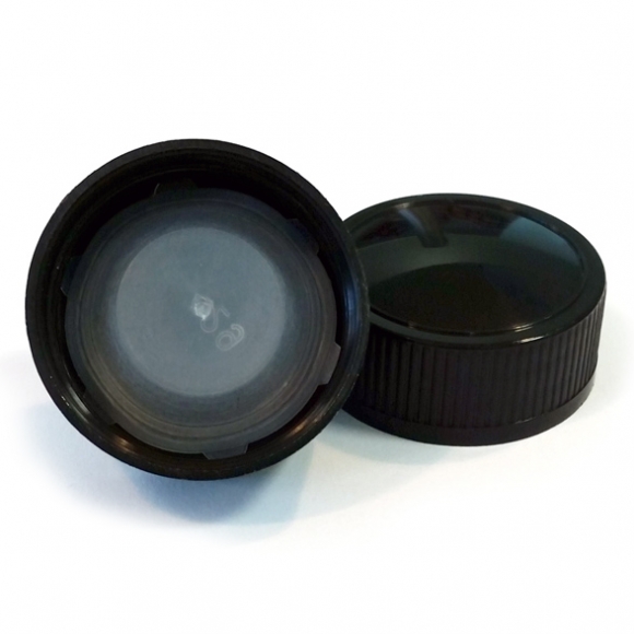 Black Plastic Cap 31.5 x 14mm