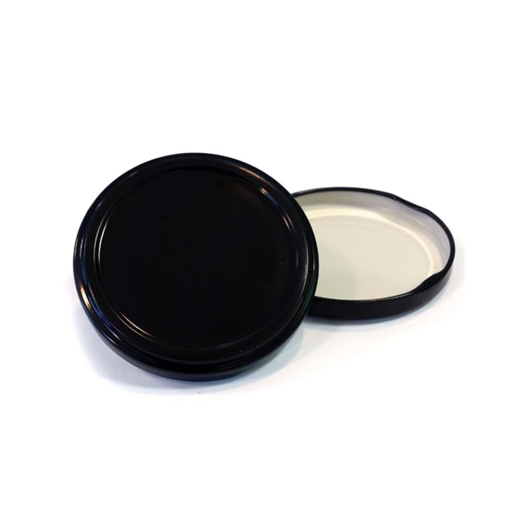 58mm Black Twist Off Jar Lid