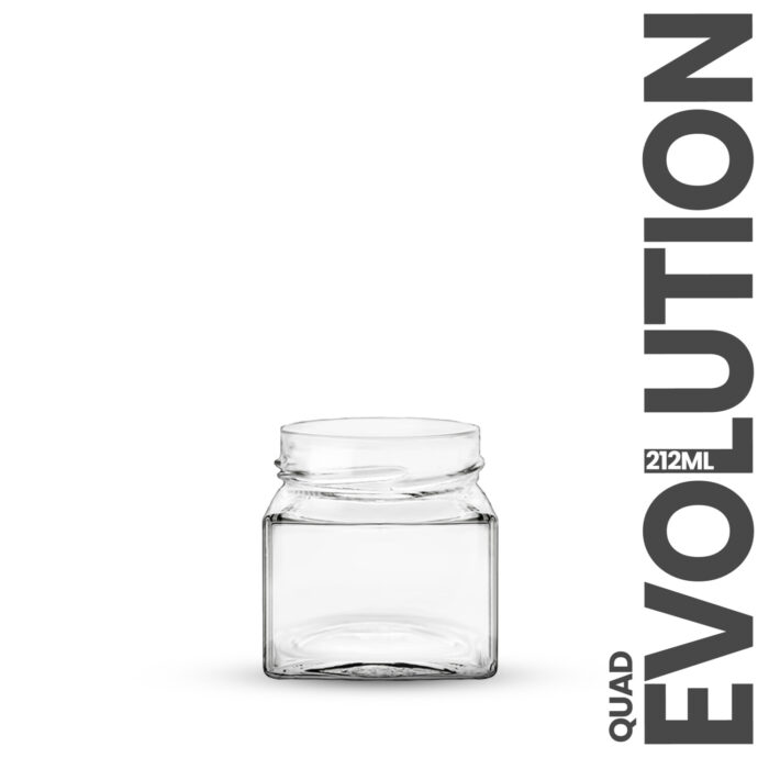 Glass Jar Evolution Quad 212ml
