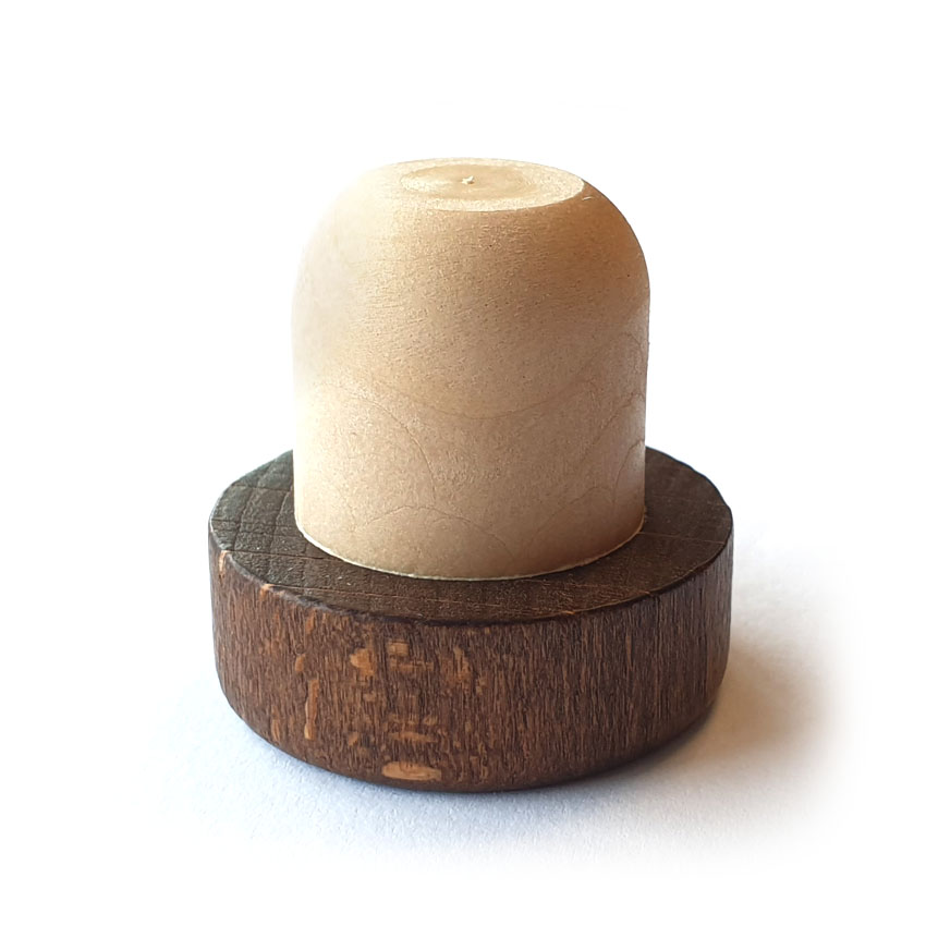 18.5mm Dark Wooden Synthetic Cork 29×15
