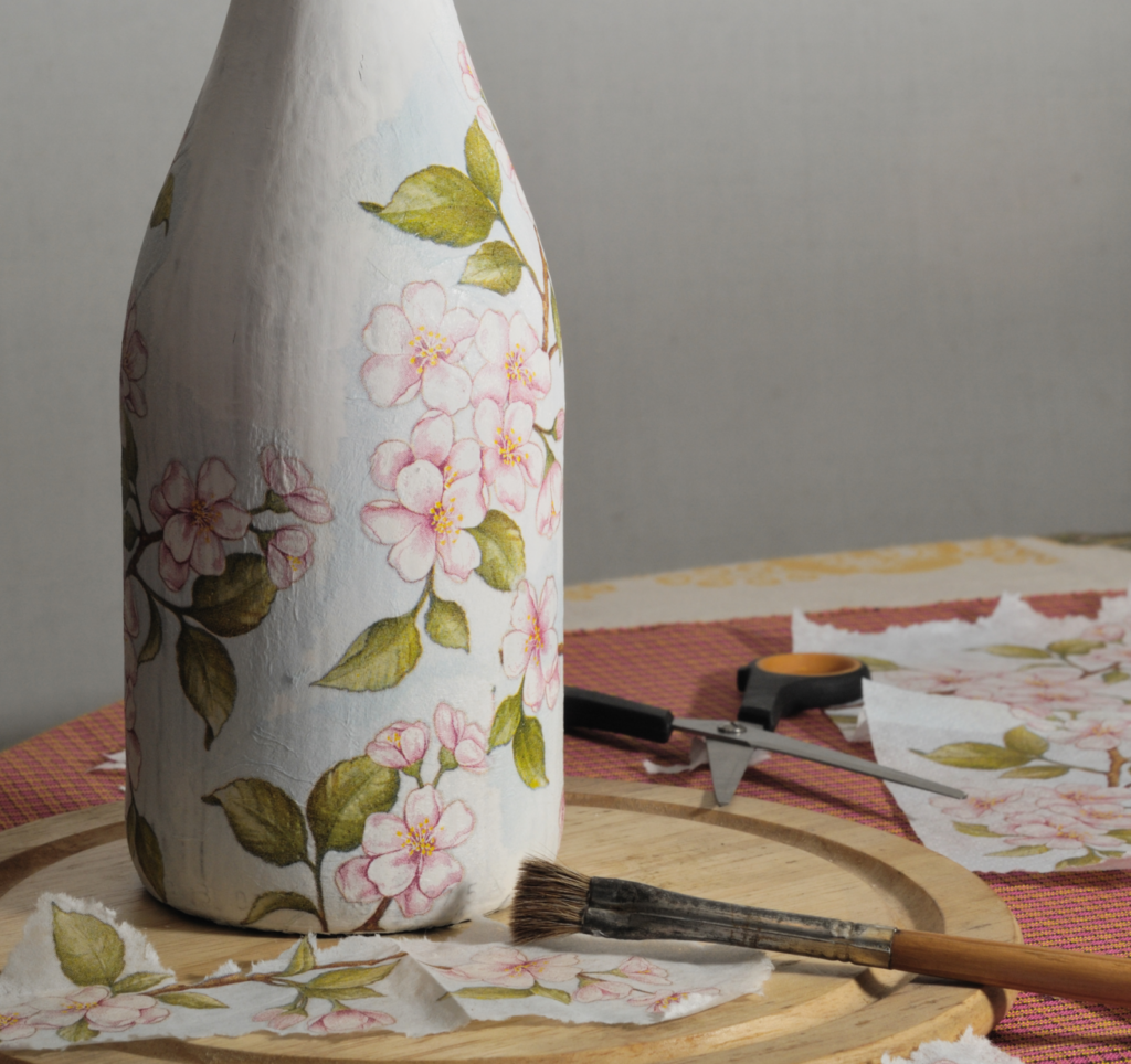 How Do You Decoupage Glass Jars The Bottle Jar Store