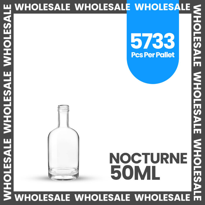 Wholesale repeated around image as a border, image of a bottle called Nocturne 50ml, 5733 pcs per pallet