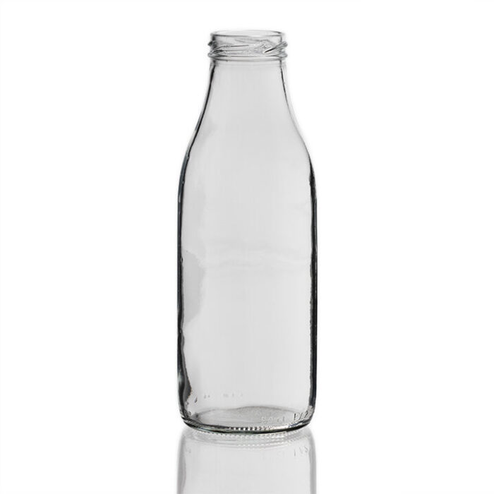 Glass Milk Bottle 1000ml (pack of 28)